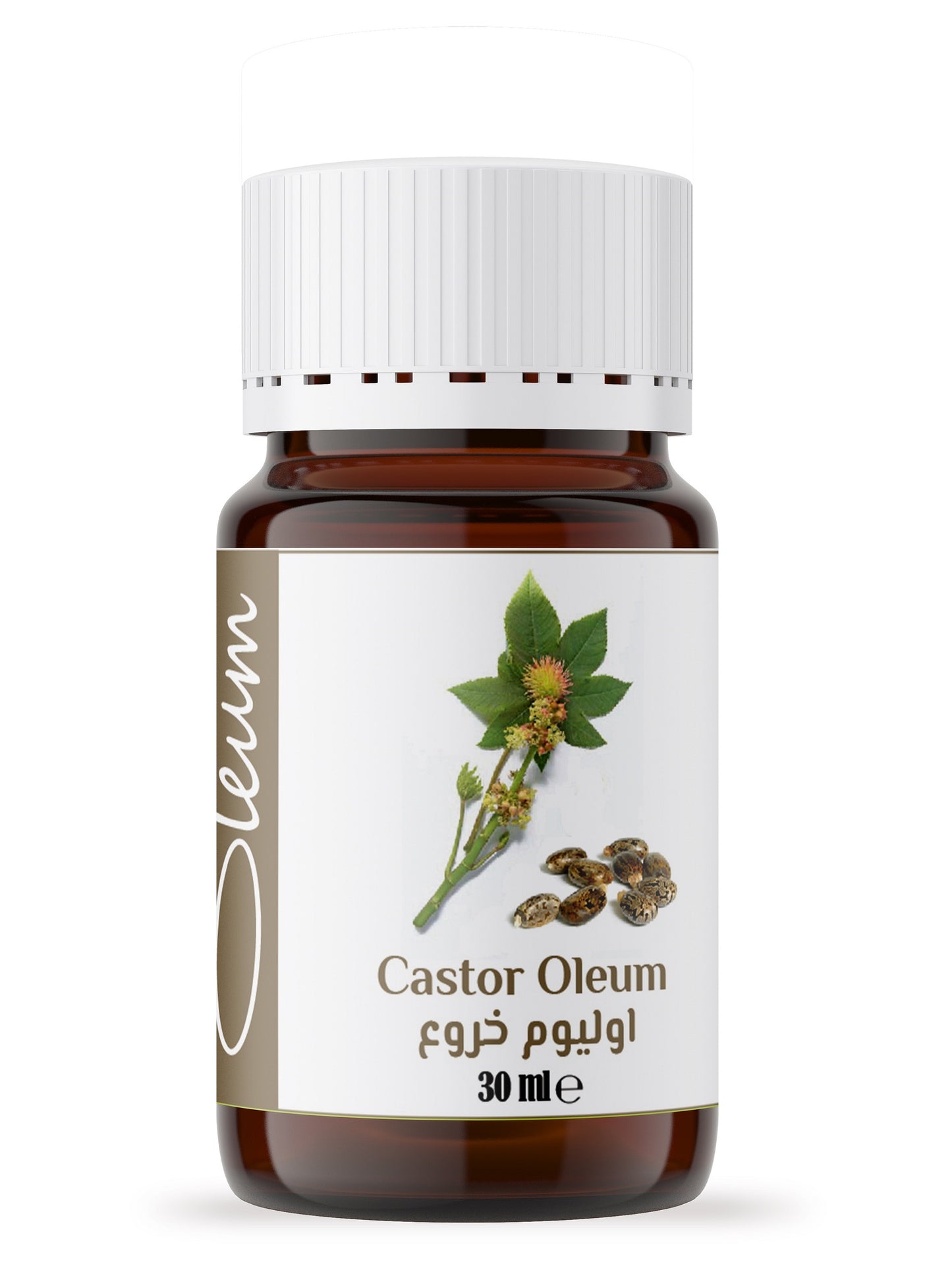 Oleum Castor Oil - Stone-Milled, Pure and Nourishing Oil for Hair, Skin, and Eyelashes