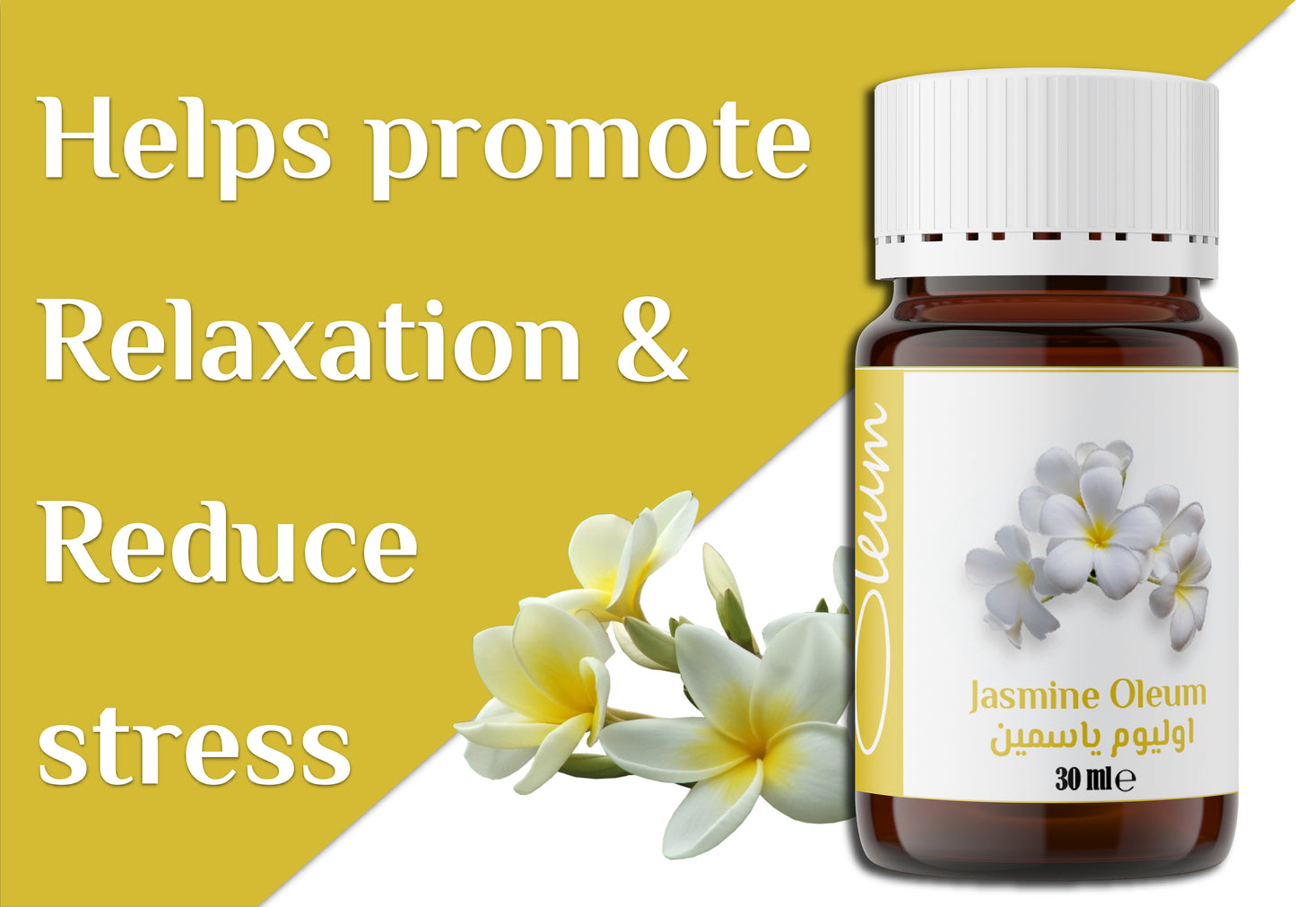 Oleum Jasmine Essential Oil - 100% Pure and Unrefined - Exquisite Oil for Aromatherapy and Relaxation