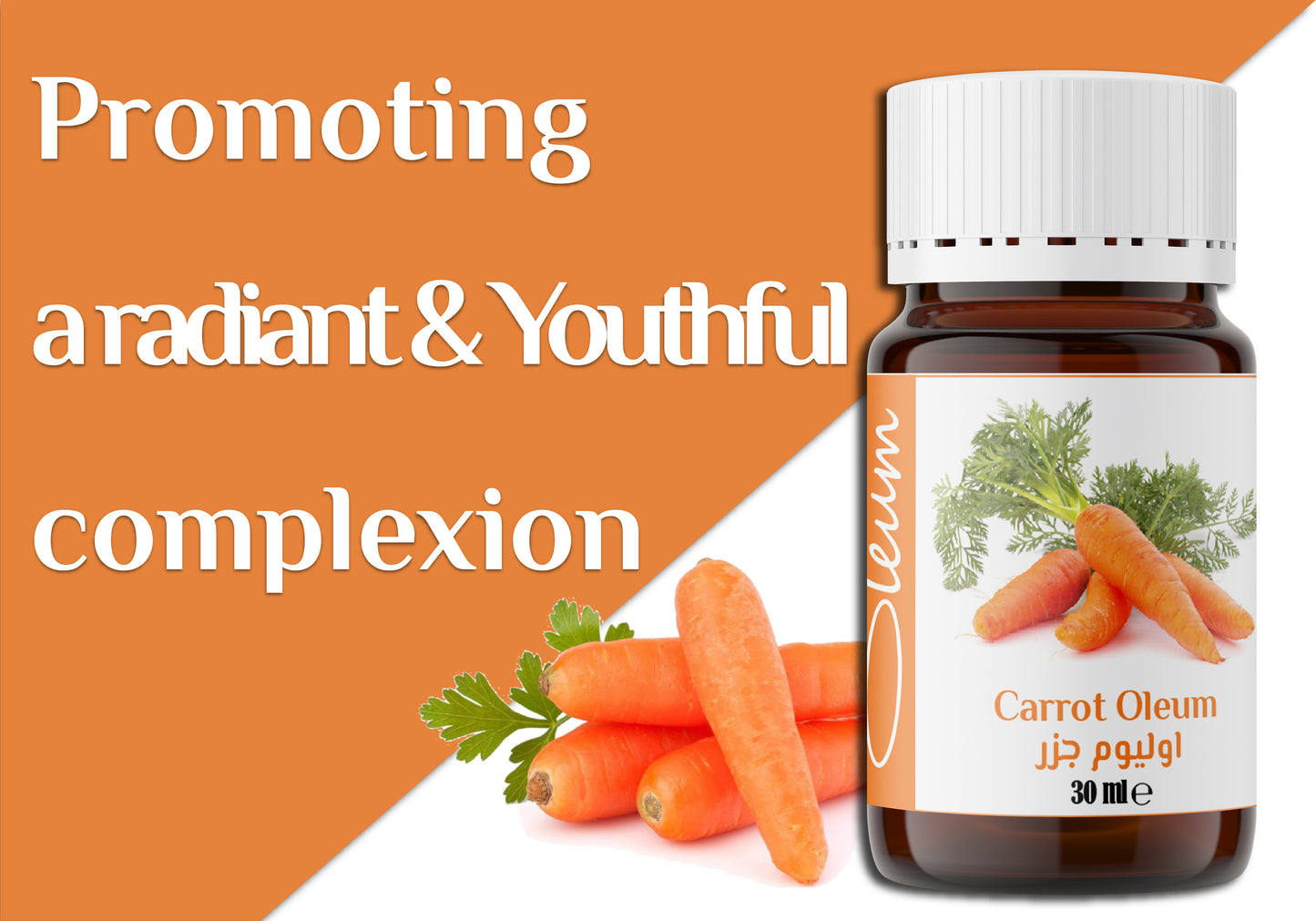 Oleum Carrot Carrier Oil - 100% Pure and Unrefined - Antioxidant Oil for Radiant Skin, Abundant in Beta-Carotene and Vitamin E