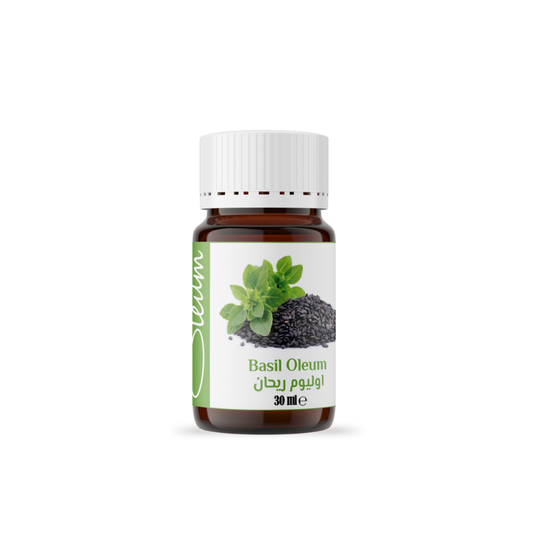 Oleum Basil Essential Oil - 100% Pure for Aromatherapy and Cosmetics