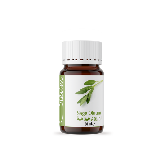 Oleum Sage Oil - 100% Pure & Natural for Cosmetics - Antioxidant, Anti-Inflammatory & Soothing Properties - Ideal for Hair and Skin Care