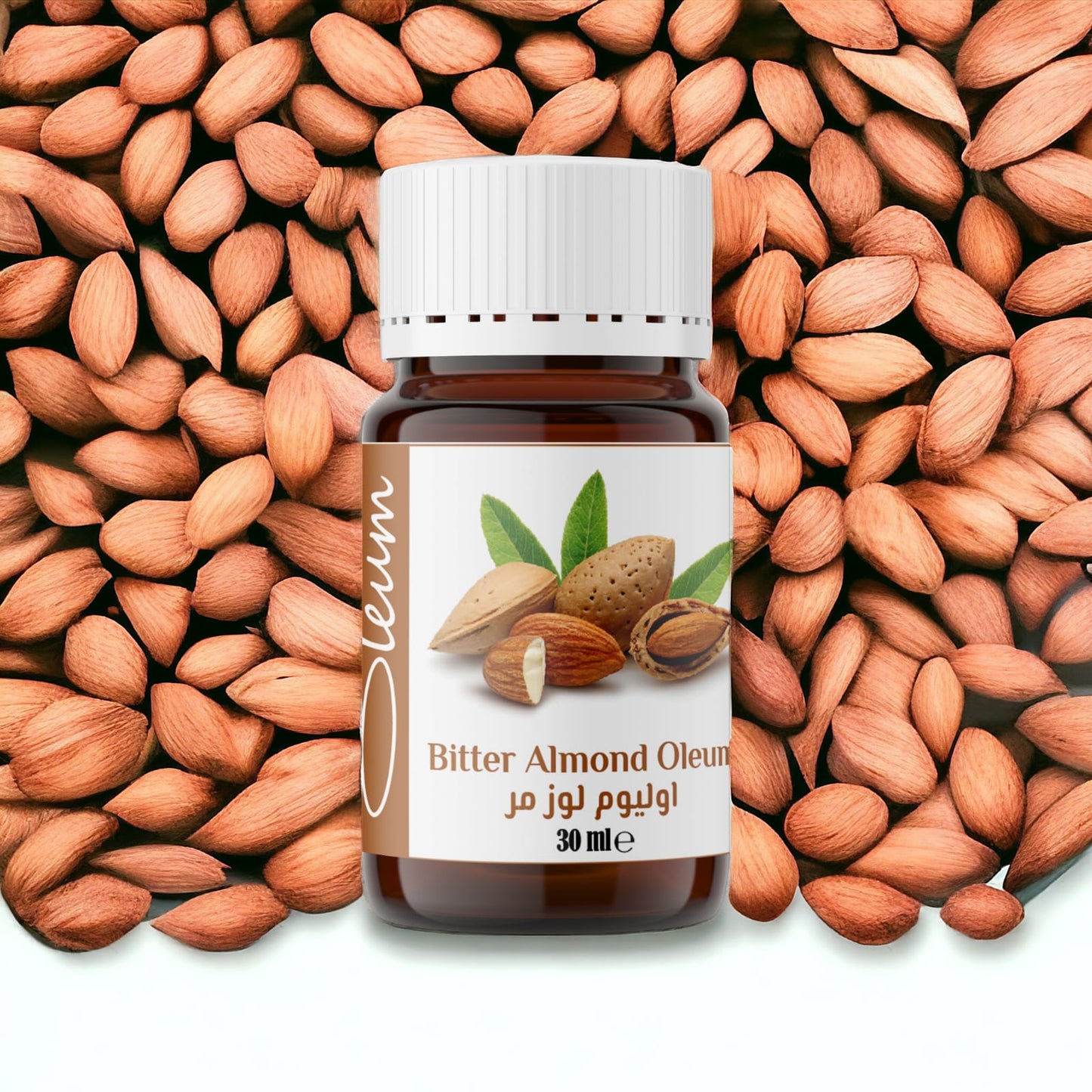 Oleum Bitter Almond Oil for Cosmetics. 100% Pure, Natural, and Stone milled oil. Skincare, Haircare