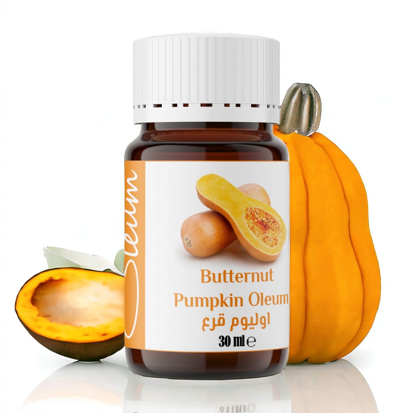 Oleum Butternut Pumpkin Oil 30 ml - Moisturizing, Nourishing, and Anti-Aging for Skin and Hair - Unrefined, and Rich in Vitamins