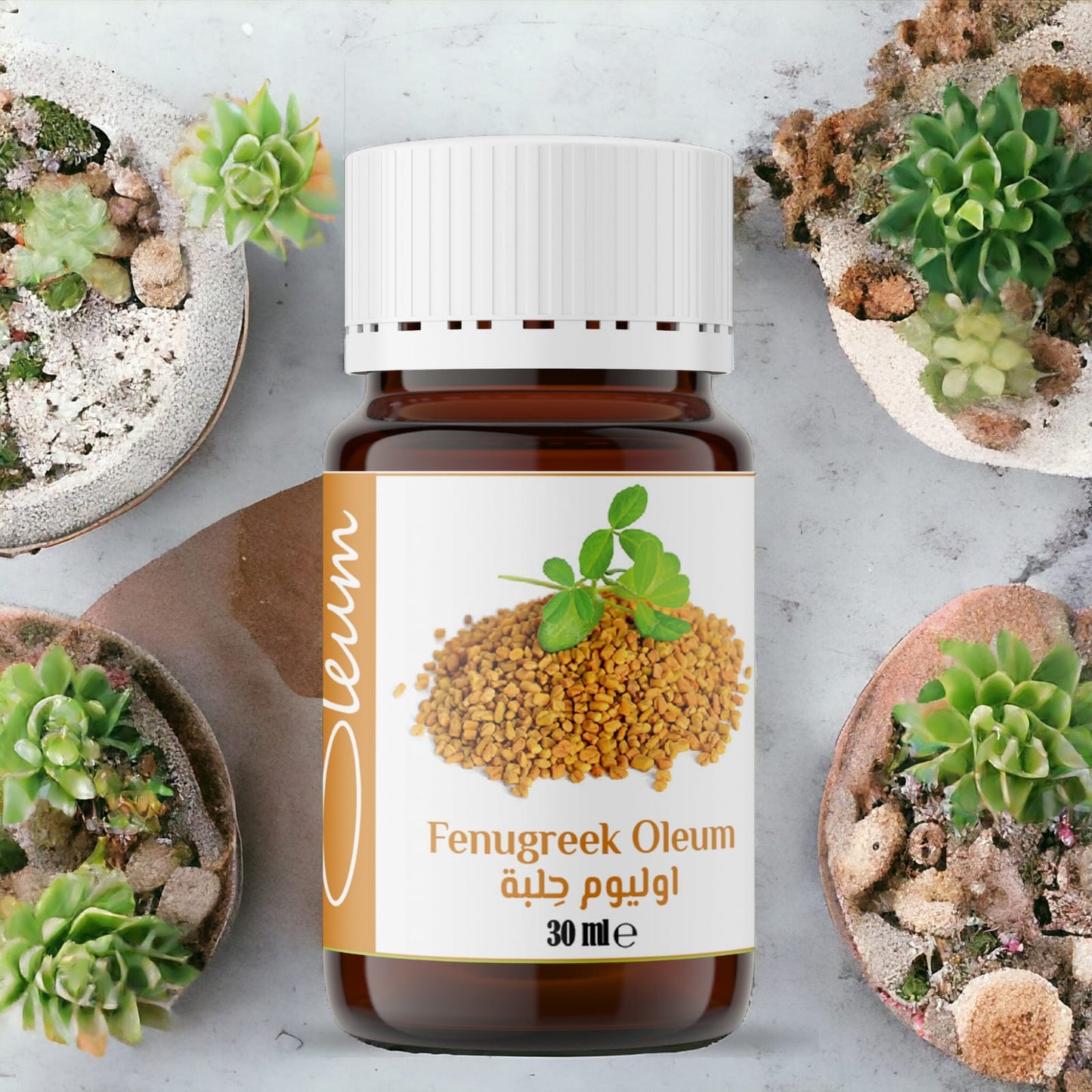 Oleum Fenugreek Carrier Oil - 100% Pure and Unrefined - Herbal Oil for Hair Nourishment and Scalp Health, High in Proteins and Nicotinic Acid