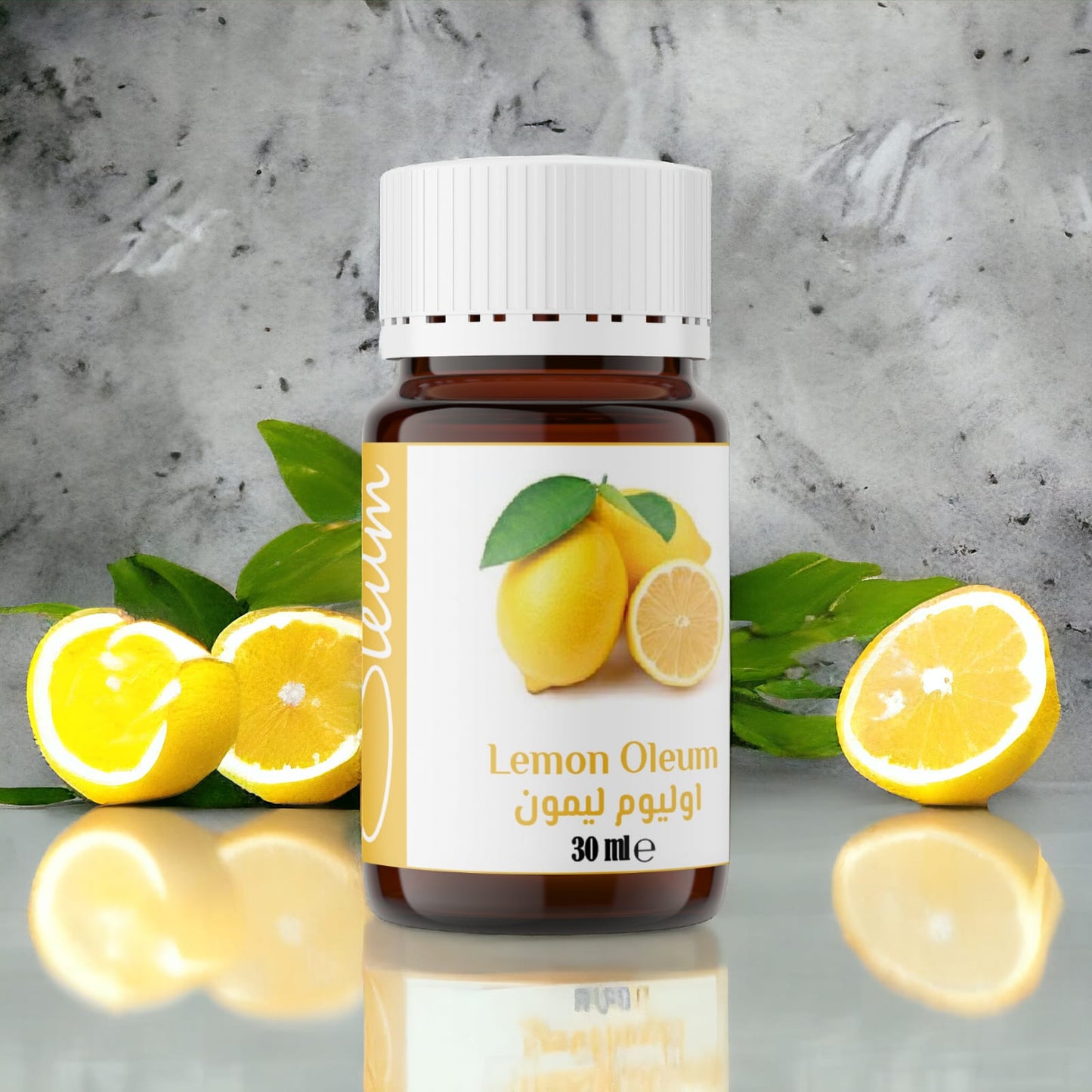 Oleum Lemon Oil 100% Pure for Cosmetics - Natural, Unrefined - Cleansing, Brightening, and Refreshing