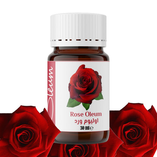 Oleum Rose Essential Oil - 100% Pure and Unrefined - Luxurious Oil for Beauty and Relaxation, Intoxicating Floral Scent and Skin-Enhancing Effects