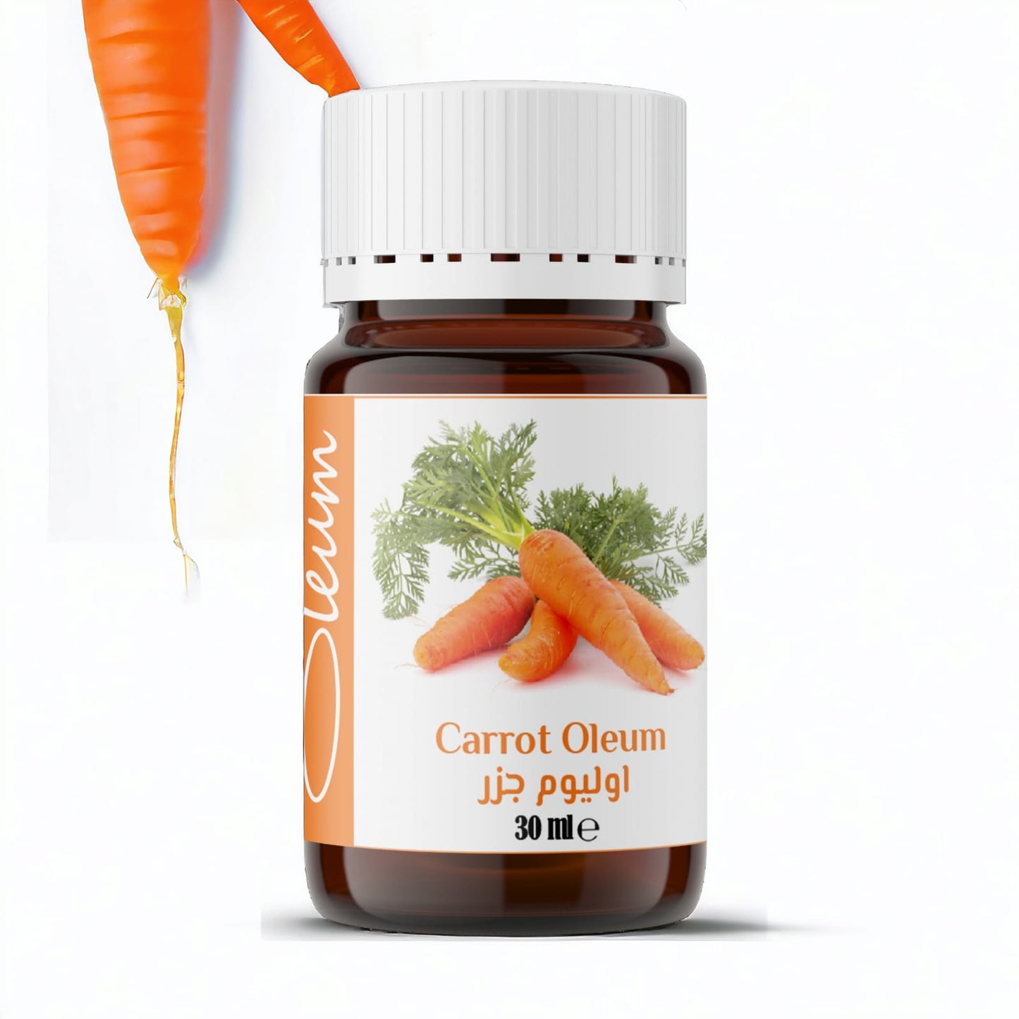 Oleum Carrot Carrier Oil - 100% Pure and Unrefined - Antioxidant Oil for Radiant Skin, Abundant in Beta-Carotene and Vitamin E