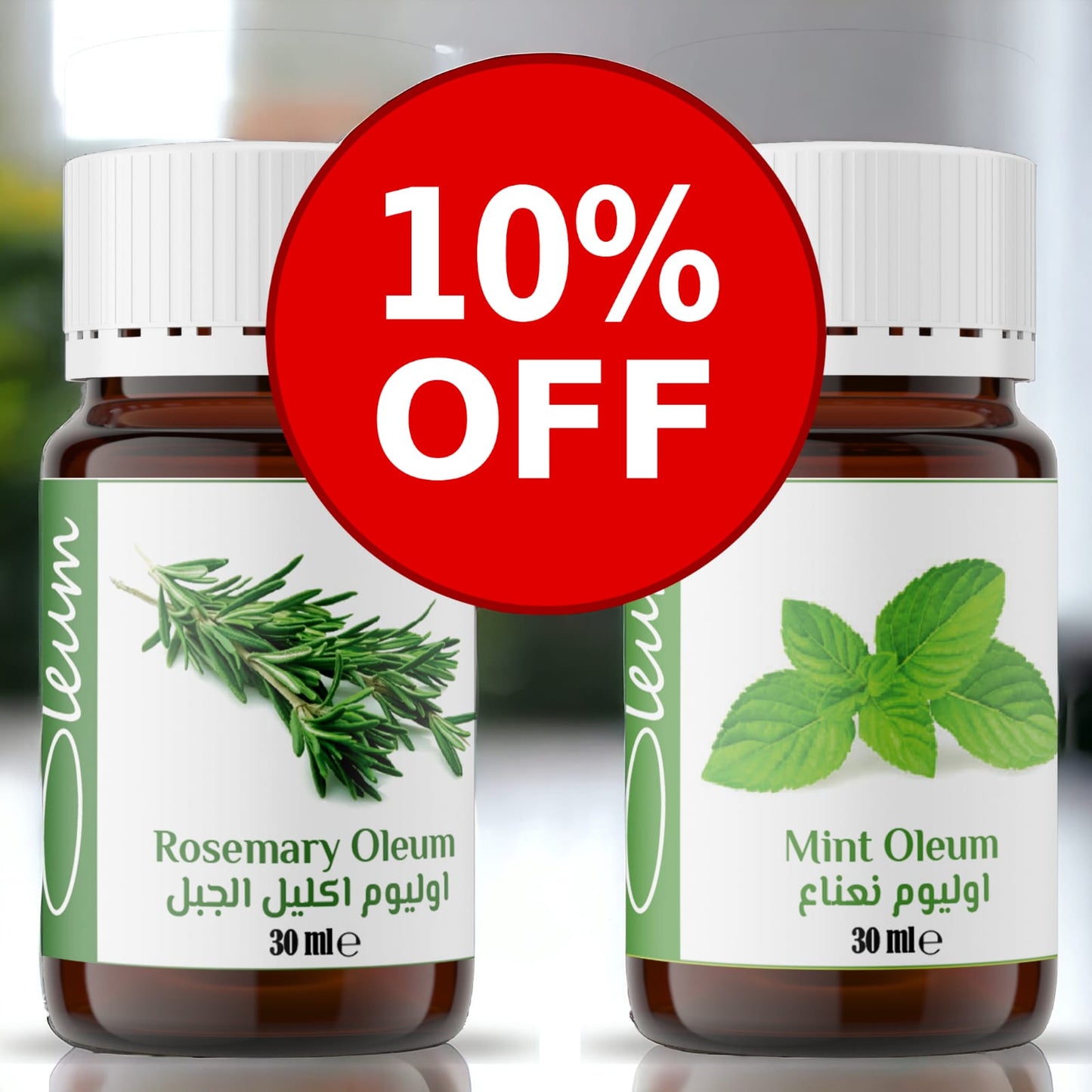 Ultimate Hair Growth & Scalp Care Bundle: Oleum Rosemary & Oleum Mint. SAVE 10%