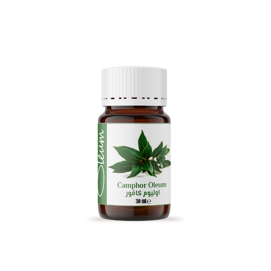 Oleum Camphor Essential Oil - 100% Pure and Unrefined - Cooling Oil for Relief and Relaxation, Natural Analgesic and Anti-inflammatory Properties