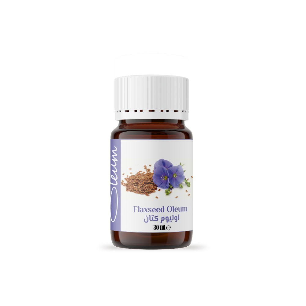 اوليوم زيت بذور الكتان 30 مل - زيت ناقل نقي 100% للبشرة والشعر