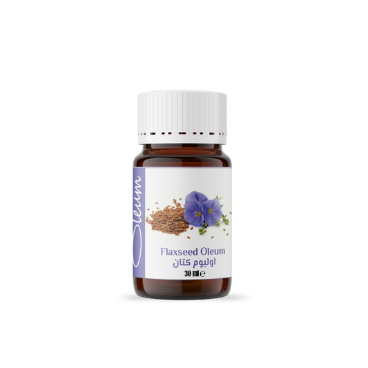 Oleum Flaxseed Oil - 100% Pure and Stone-Milled Carrier Oil for Skin and Hair