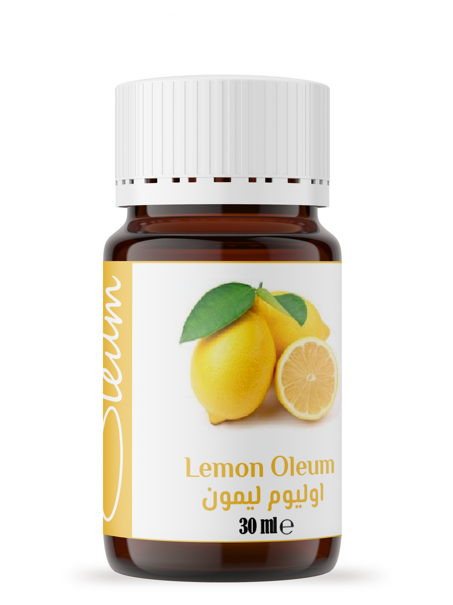 Oleum Lemon Oil 100% Pure for Cosmetics - Natural, Unrefined - Cleansing, Brightening, and Refreshing