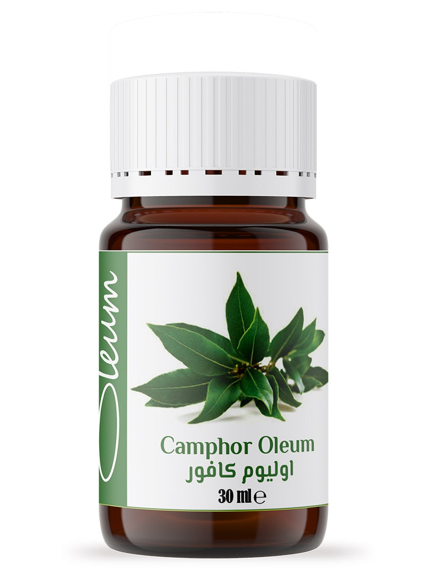 Oleum Camphor Essential Oil - 100% Pure and Unrefined - Cooling Oil for Relief and Relaxation, Natural Analgesic and Anti-inflammatory Properties